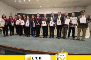 Reconocimiento a docentes de la UTB por parte del Ilustre Colegio de Abogados